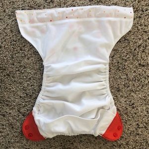 BumGenius Other - BumGenius Pocket One-Size Diaper Red & Orange Dot BumGenius Other - BumGenius Pocket One-Size Diaper Red & Orange Dot